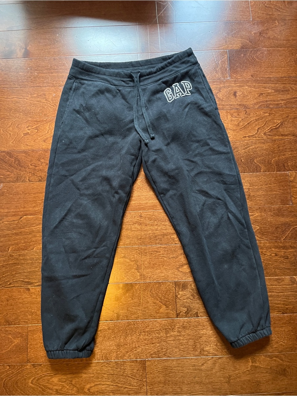 GAP Black Men's Drawstring Jogger Sweatpants